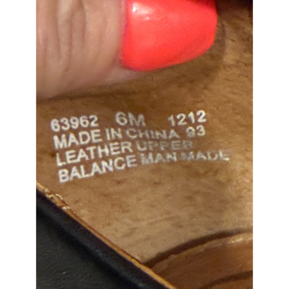 Clark’s Indigo Wessex Eider Black Leather Peep Toe Pump Shoes 6M - Picture 10 of 11